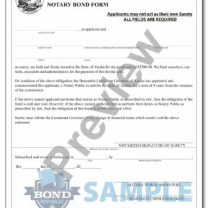 Alaska Notary Bond image